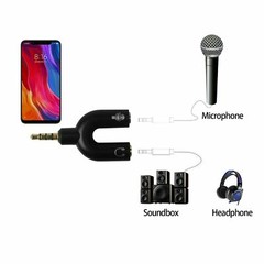 (2-Pack) 3.5mm Stereo Audio Male to 2 Female Headphone Splitter Cable Adapter