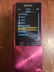 Sony Walkman NW-A25 16GB Hi-Res Digital Audio Player MP3 Red