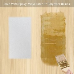 Acuteye Fiberglass Cloth Roll, 2 Inches*99 Feet 6oz Plain Weave Non Adhesive …