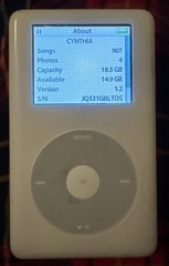 Apple Ipod A1099 White 4th Gen (20 gb) Fast Ship Good Used 907 Songs Indonesia