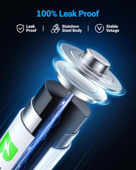 EBL AAA ,AA Alkaline Batteries 1.5V Lot of Triple A,10 Years shelf Life
