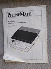 Vintage PHONEMATE 4300 Dual Tape Telephone Answering Machine 1990 – Works