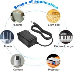 DC 3V 1A Power Supply AC Adapter 100-240V AC to DC 3Volt 3W 1000mA 500mA Powe…