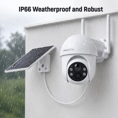 ARCCTV 4MP WiFi6 Wireless Outdoor Security Camera Solar Battery Powered PTZ Cam
