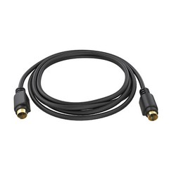 S-Video Cable Mini-Din 4 Pin SVHS Cord VCR SVIDEO Wire 3 6 12 25 75 Feet FT Lot