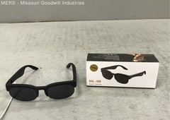 GL-10 AI Translation Smart Glasses Black Wireless Bluetooth Audio In Box