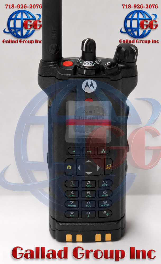 TESTED Motorola APX 6000 UHF Radio 450-520 mhz P25 PHASE I and II TDMA AES WIFI