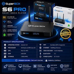 SUPERBOX S6 Pro Streaming Media Player SAME DAY SHIP