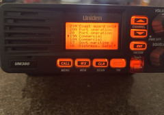 Uniden UM380 Solara D DSC Marine Radio, Fixed Mount Class D VHF Black – WORKS !!