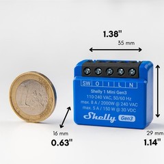 shelly 1 mini gen3 Smart Relay – 10 Pack