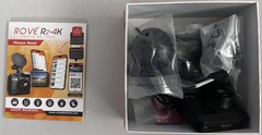 New Open Box ROVE R2-4K 4K WiFi Dash Cam with Built-In GPS, Black
