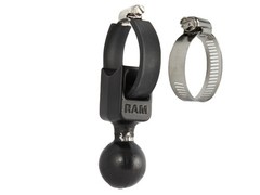 RAM 1.5″ Ball Base with Strap – Fits Rails 1″ to 2″ in Diameter