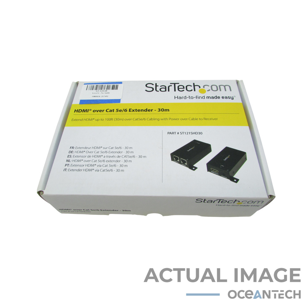 StarTech.com HDMI over Cat5e/6 Extender-30mPart#: ST121SHD30