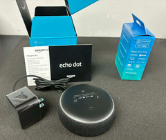 2x Amazon Echo Dot Smart Speaker with Alexa – 1x NIB/1x New Open Box