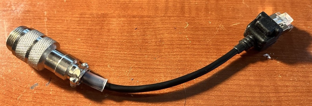 CB Radio Mic Adapter – 4 pin / 5 Pin to RJ45 – Cobra/Galaxy to Anytone AT5000
