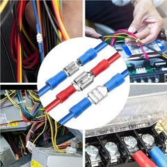 280PCS Assorted Insulated Electrical Wire Crimp Terminals Port Connectors Kit US