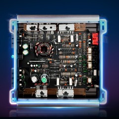 VEVOR Car Audio Amplifier Car Amplifier 2-Channel Class AB Max. 2x300W at 4 Ohms