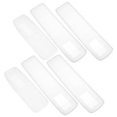 6Pcs Universal Transparent Silicone Remote Control Covers for Household Use