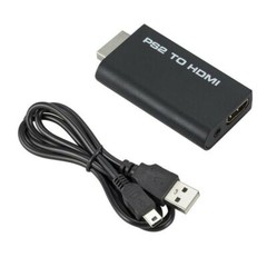 PS2 to HDMI Video Converter Adapter with 3.5mm Audio Output for HDTV Monitor Lot