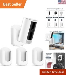 Durable Adhesive Camera Mount Bracket for Ring and Blink – 3 Pack, Easy Setup