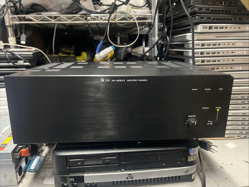 TOA P-924MK2 240 Watt Single-Channel Modular Amplifier Amp – Open Box Demo Unit