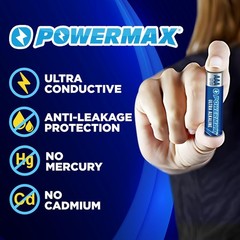 AAA Alkaline Batteries 24 Pack Powermax Battery 10 Year Shelf Life Long Lasting