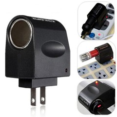 2PCS 100-240V AC To 12V DC Car Cigarette Lighter Socket Power Adapter Converter
