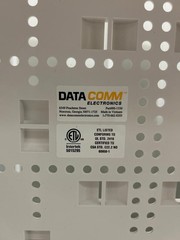 DataComm Electronics Media Panel 80-1530 Plastic Enclosure W/Door 80-1530-HEXT-5