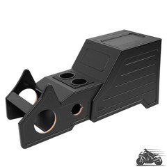 For 2003-2006 Chevy Silverado GMC Sierra 12″ Center Console Subwoofer Box Black
