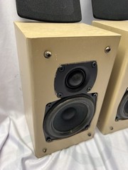 2 Triad InRoom MINI Bookshelf Satellite Speakers Tested Working Painted
