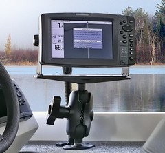 RAM-D-111U-C Mount for Garmin, Humminbird, Lowrance, Raymarine 15lbs and Under