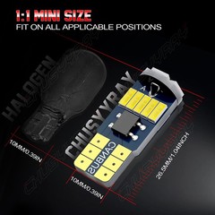 LED 921 Reverse Backup + 2825 License Plate Light for GMC Sierra 1500 2014-2020