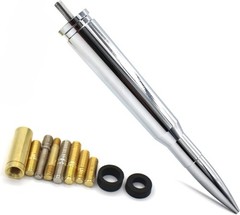 Truck Car Bullet Antenna with Valve Stem Caps Mast for Heavy Pickup Jeep Truck