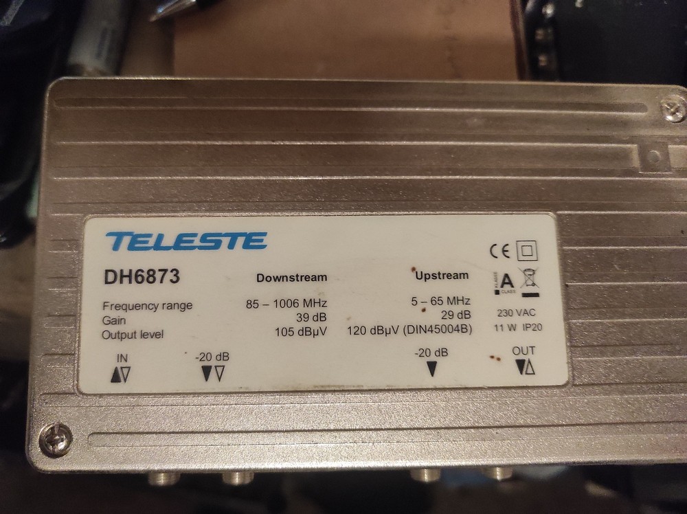 Teleste DH6873 amplifier