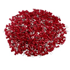 1000PCS SV1.25-4S Insulated Fork Spade Wire Connector Electrical Crimp Terminal