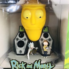 ThinkGeek Rick and Morty Get Schwifty Giant Head Bluetooth Speaker Adult Swim