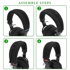 Flex Fabric Headband Cover Compatible with Sony MDR-V6/ V600/ V900/ MV1/ Z600…