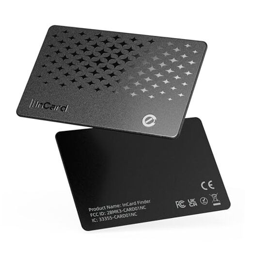 0.06in Slim Tracker Card – 10 Years Battery – Bluetooth Black
