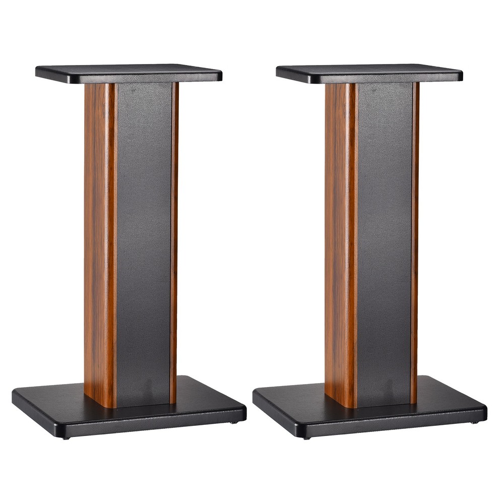2 x Wood Speaker Stands 19.7 Inch (50cm) Speaker Stand Hollowed Stands