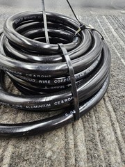0 Gauge 40ft Black Power Ground Wire, Copper Clad Aluminum for Car Audio RV