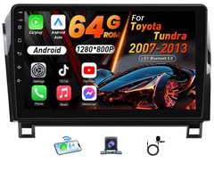 4GB RAM 64GB ROM for Toyota Tundra 2007-2013, Sequoia 2008-2018…