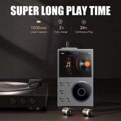 HiFi MP4/MP3 Player Support 256GB Bluetooth Lossless Music FM Radio Recorder
