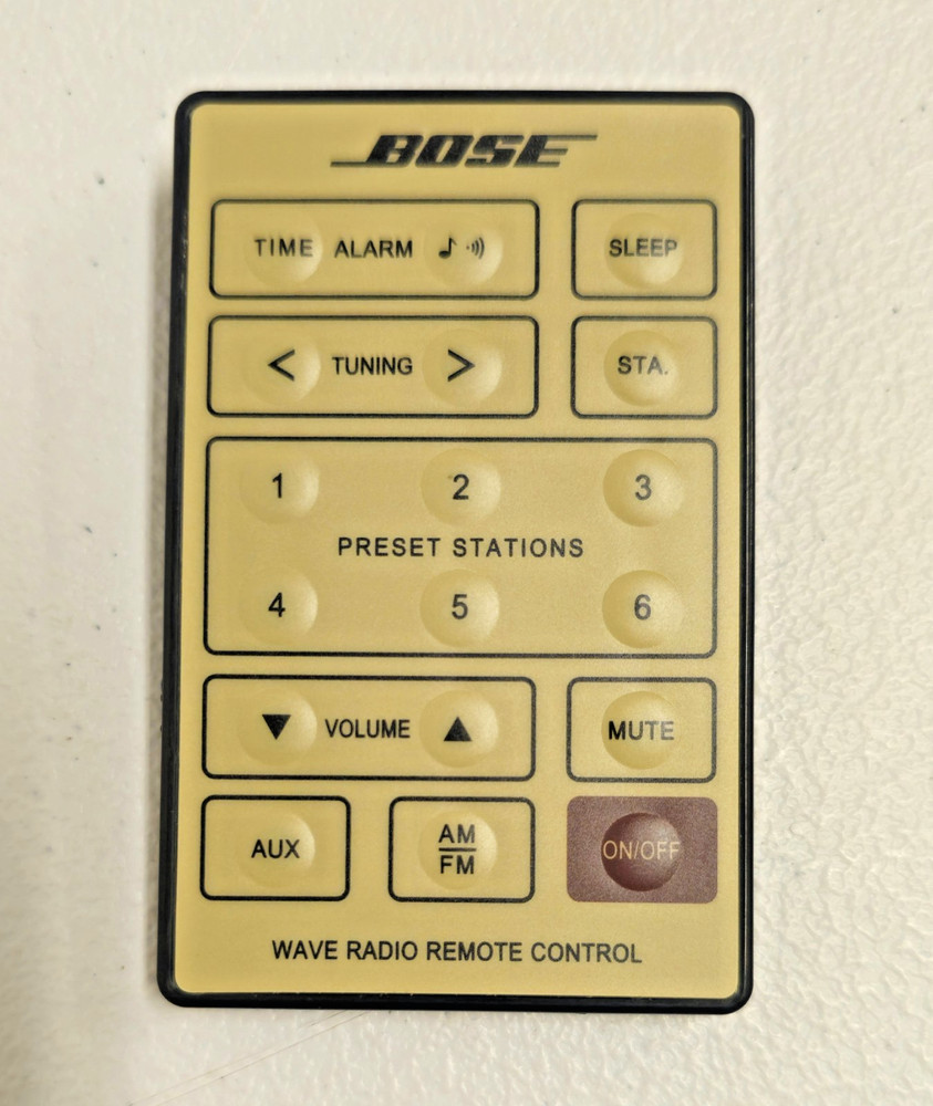 Genuine Bose Wave Radio AWR1-1W AWR1-1G AWR131 AWR113 Remote Control W/Battery