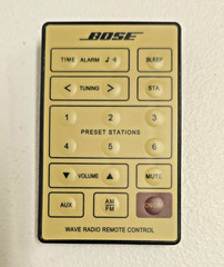 Genuine Bose Wave Radio AWR1-1W AWR1-1G AWR131 AWR113 Remote Control W/Battery