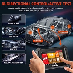ANCEL V6 PRO OBD2 Scanner Bi-Directional Auto Diagnosti Tool ABS SRS TPMS Reset