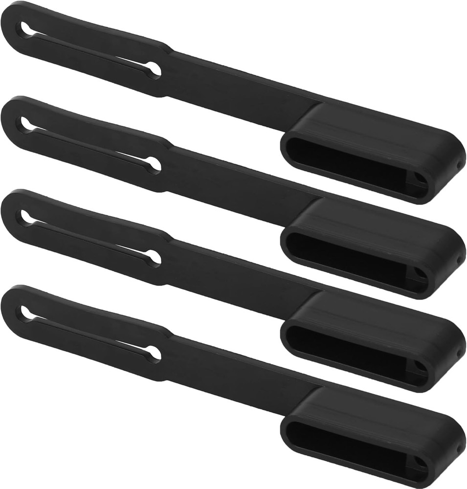 Calvana (4-Pack) Vehicle-Side 5-Pin Flat Trailer Wiring Harness Connector Dust