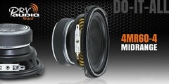 2x PRV Audio 4MR60-4 Midrange Loudspeakers Car Audio Speakers 4″ 4 Ohm 120Watts