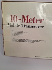 RadioShack HTX-10 25 Watt 10 Meter Mobile Transceiver 19-1110***UNTESTED***