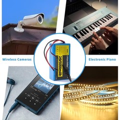 24V5Ah Rechargeable Lithium Li-ion Battery 7S2P With Charger For DIY Projects
