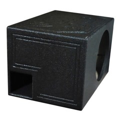 QPower QBOMB Single 12″ Side Ported Turbo-Ported Vented Subwoofer Enclosure Box